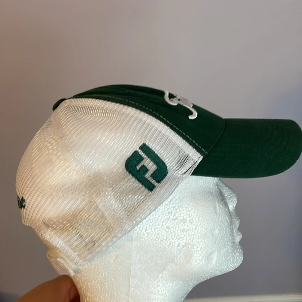 Titleist Foot Joy Green White Mesh Back Baseball Hat Cap OS